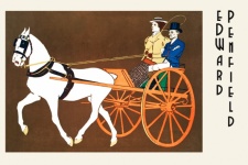 Vintage Woman Driving A Carriage