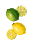 Fruits de citron vintage