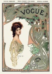Vogue omslag vintage konsttryck