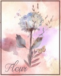 Watercolor Floral Poster