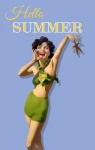 Femeie Starfish Retro Summer
