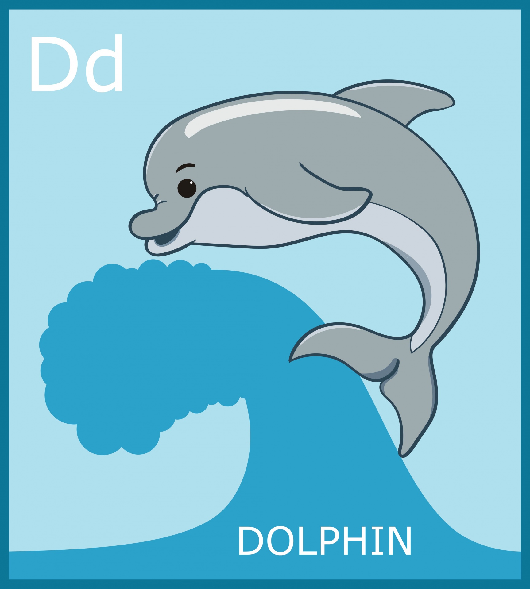 Letter D, Dolphin Alphabet Free Stock Photo - Public Domain Pictures