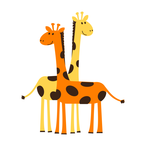 Giraffe Cartoon Clipart Free Stock Photo - Public Domain Pictures