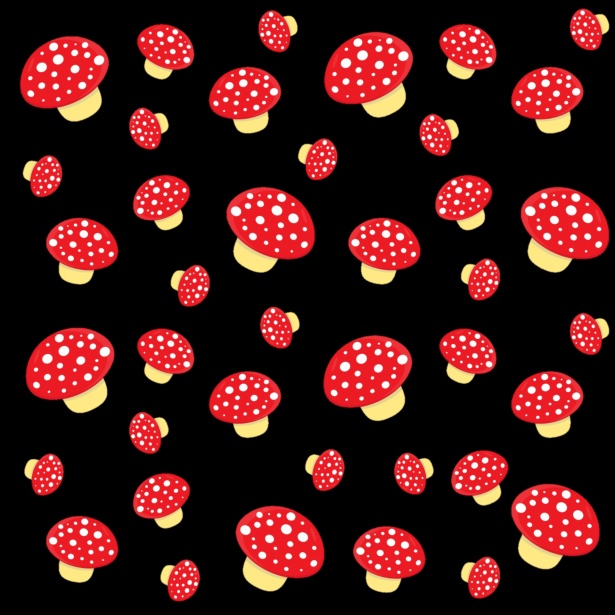Mushrooms Pattern Halloween Background Free Stock Photo - Public Domain ...