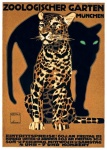 1912 Ludwig Hohlwein Leopard Munique
