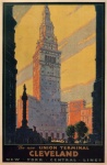 1930 plakat z Cleveland