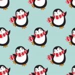 Christmas Penguin Wallpaper Cute Free Stock Photo - Public Domain Pictures