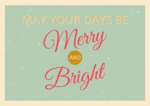 Christmas Merry Bright Background