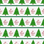 Christmas Tree Pattern Background