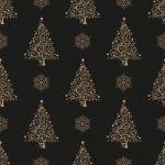 Fondo de patrón de árboles de Navidad