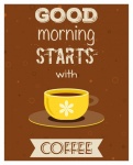 Coffee Retro Style Poster