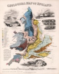 Carta geologica dell'Inghilterra