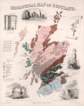 Geologische Karte von Schottland