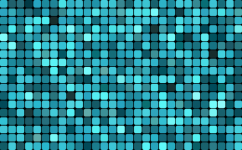 Geometric Checkerboard Pattern Blue