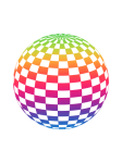 Clipart de objeto geométrico do globo