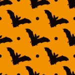 Halloween Bats Background Pattern