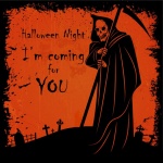 Halloween Scary Skeleton Hintergrund