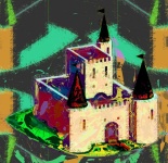 Fantasy Castle Digital Art