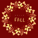 Hello fall wreath