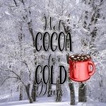 Zimní horké kakao