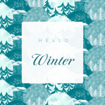 Hello winter card