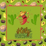 Плакат с авокадо и гуакамоле