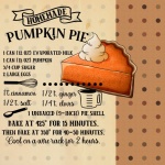Pumpkin Pie Recipe Poster