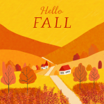 Hello Fall landscape
