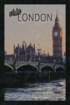 Londen Vintage Big Ben-poster