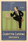 Man Smoking Vintage Poster