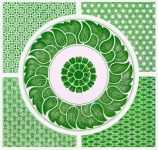 Mandala ornament patroon achtergrond