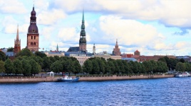 Vista de Riga, Letônia