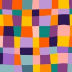 Squares Abstract Colorful Patchwork