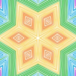 Star abstract background colorful