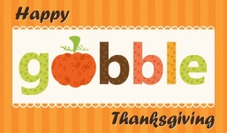 Thanksgiving Pumpkin Gobble