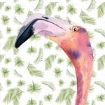 Tropischer Flamingo-Hintergrund