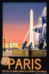 Vintage Reise Plakat Paris