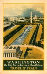 Washington Vintage utazási poszter