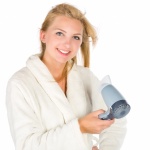 Woman With A Hairdryer