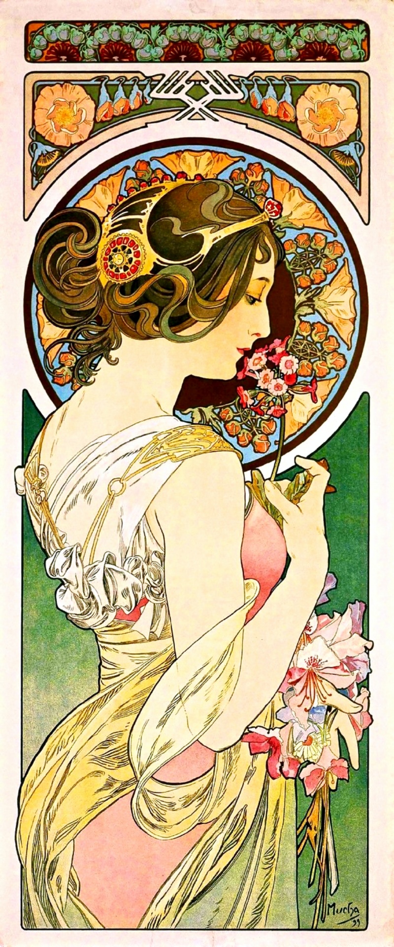 Alphonse Mucha Art Nouveau Free Stock Photo - Public Domain Pictures