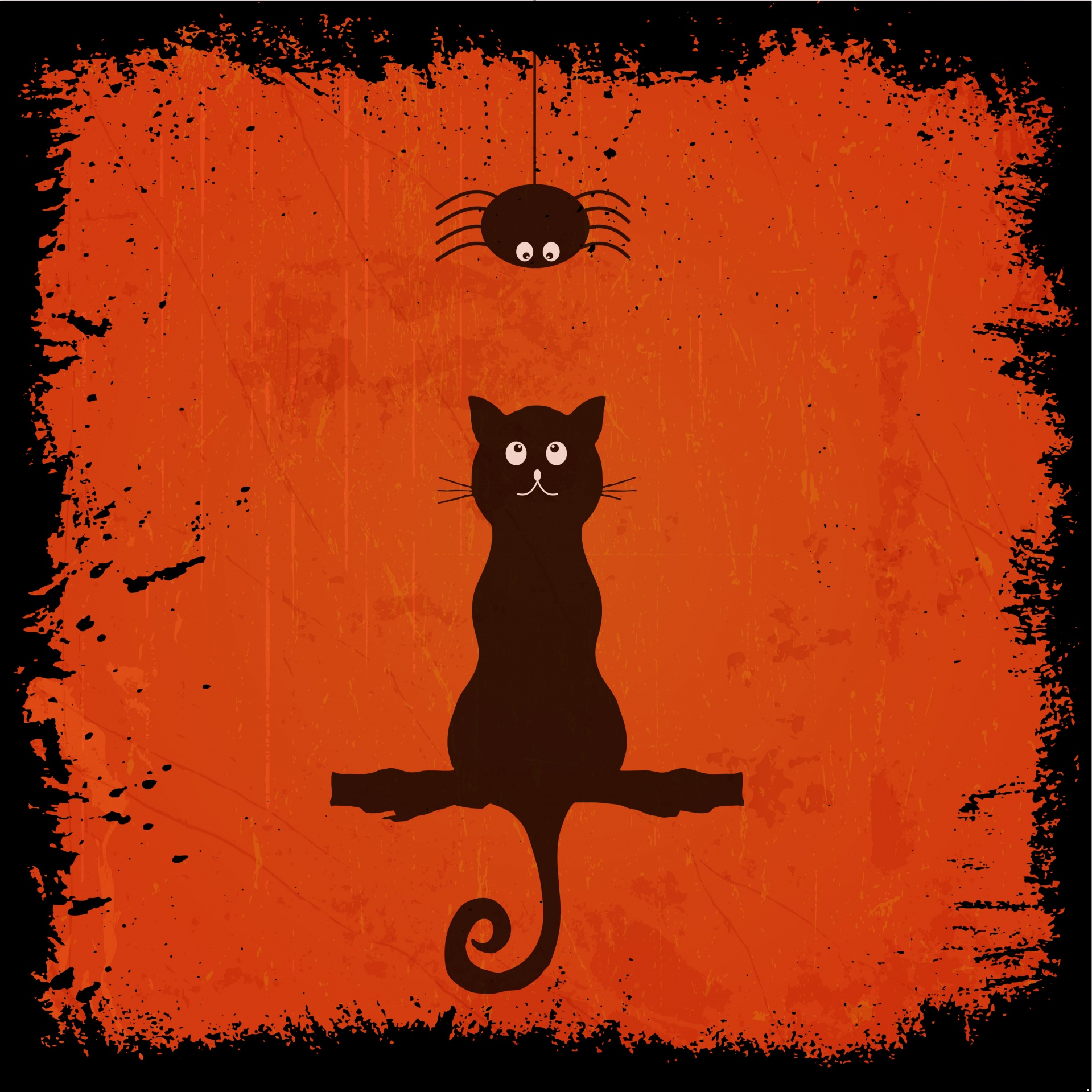 萬聖節黑貓PNG圖案素材免費下載，圖片尺寸1181 × 1181px - Lovepik