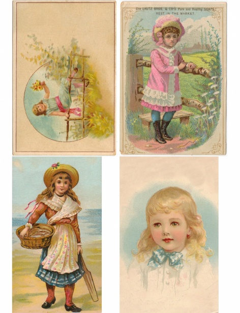 Child Postcard Printable Set Free Stock Photo - Public Domain Pictures
