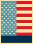 Bandera americana Póster