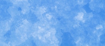 Watercolor banner background blue