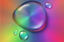 Bubbles abstract background colorful
