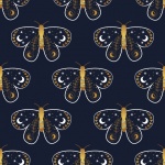 Butterfly Pattern Background Mystic