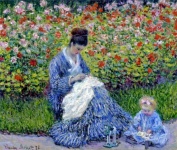 Camille Monet i dziecko