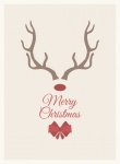 Christmas Antlers Background