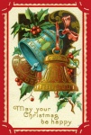Clopote de Crăciun Vintage Card