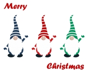 Christmas Gnomes Background